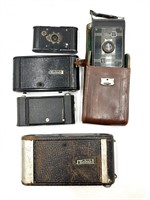 Collection Of 5 Kodak Cameras