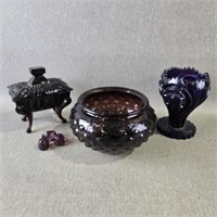 Amethyst Glass Bowls Collection