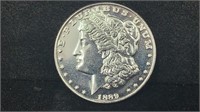 1889-CC "Tribute Proof" Morgan Silver Dollar Copy