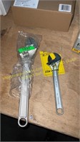 15" & 10" Crescent Wrench