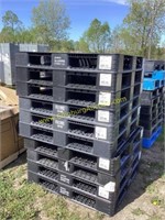 D2. (10) Heavy Duty polly pallets 43.5x43.5x6