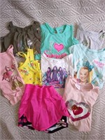 C9)Little girls 7/8 lots. Tshirts, tanks, 1 shorts