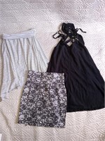 Womans Medium lot. One dress, one flowy skirt and