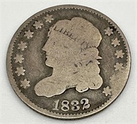 1832 US Capped Bust Silver Half Dime