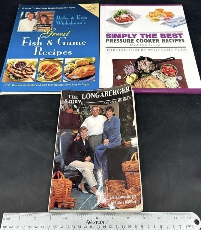The Longaberger Story Book & 2 Recipe Books