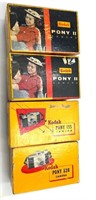 Four Vintage Kodak Pony Cameras