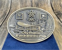 Olympic Saddledome Belt Buckle