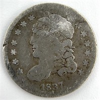 1837 Silver US Capped Bust Half Dime