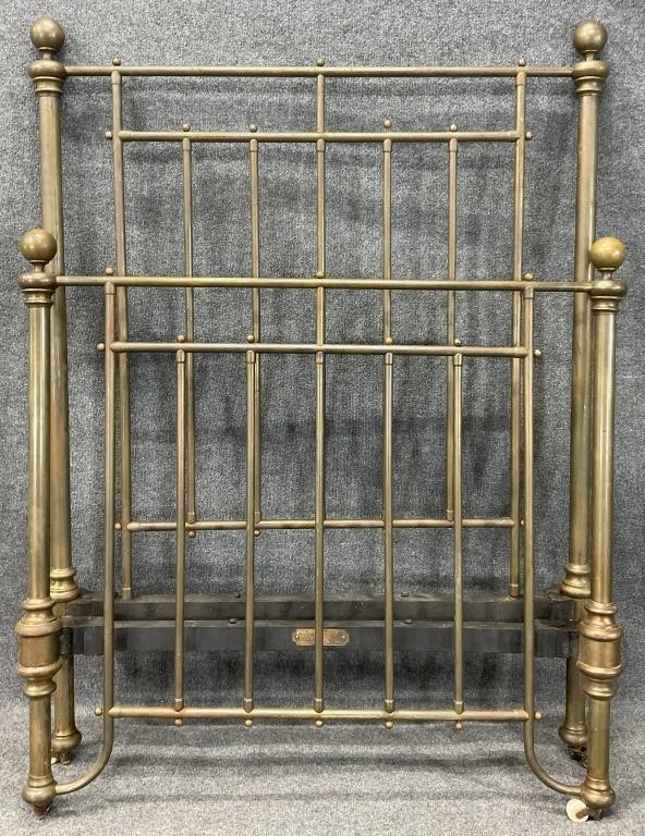 Antique Brass Twin Bed