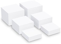 HIIMIEI Buffet Risers 6PCS 8'x9'x10' White