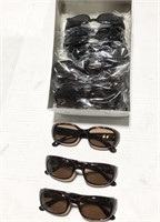 12 pairs sunglasses brown & black frame  glasses