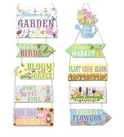 10 Pcs Spring Welcome Sign Party Decorations W