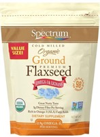 Spectrum Essentials Organic Ground Flaxseed, 24