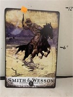 Smith & Wesson Metal Sign
