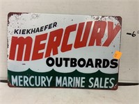 Mercury Outboards Metal Sign