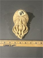 Hand carved wall hanger