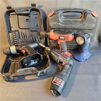 Tools -Cordless Drills w/accessories -no chargers