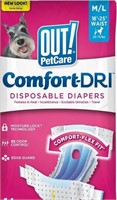 5Pack Out! Disposable Diapers, Medium