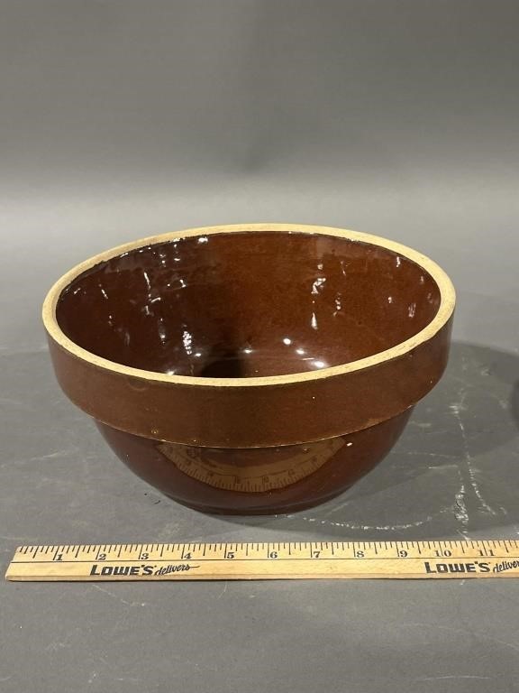 Brown glazed bowl