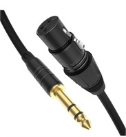 XLR to 1/4 Cable 3FT(0.9M) Balanced Microphone