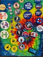 1960s and 1970s Presidential Campaign Pins