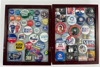 Campaign Buttons and Pins From the 70s to 2000s