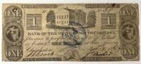 1863 Bank of South Carolina $1 Confederate Note