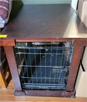WOOD TABLE TOP DOG CRATE-21" X 33" X 24"