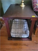WOOD TABLE TOP DOG CRATE-21" X 33" X 24"