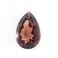 Loose Gemstone - (5.00ct) Pear Cut Smokey Topaz