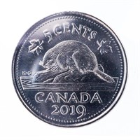 Canada 2019 RCM First Strike Five Cent Coin MS65