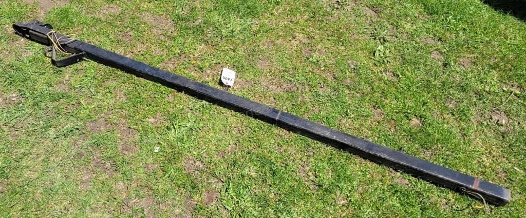 WL trailer hitch 2"x2"x approx 6ft6"