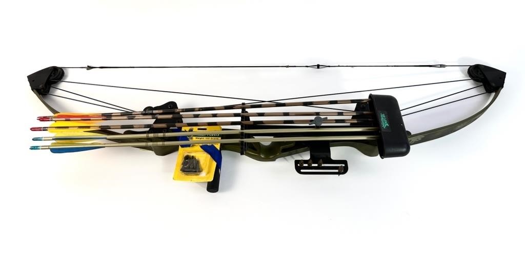 Bear Whitetail Hunter Bow and Arrows