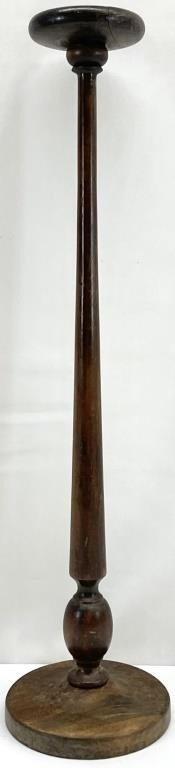 Antique Turned Wood Hat Stand