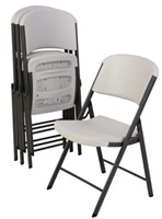 Lifetime - Foldable White Chairs (In Box)
