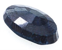 Loose Gemstone, 11.30 Ct. Oval Cut Genuine Blue Sa