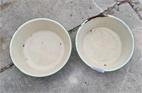 WL 2pc porcelain bowls round 12"diameter