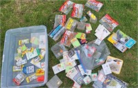 WL lg.qty fishing lures/supp. approx 70 packets
