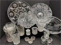 Green Karlik and Rindskopf Art Nouveau Glass Vases