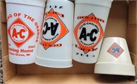 WL 4pc drinking cups Allis Chalmers