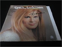 LYNN ANDERSON SIGNED ALBUM COVER COA