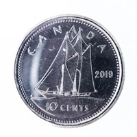 Canada 2019 RCM First Strike Ten Cent Coin MS65