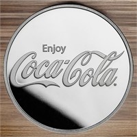 1 oz Coca Cola Pure Silver .999 Round