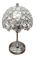 Pier Imports Crystal Battery Operated Lamp NEW