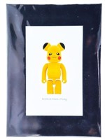 BEARBRICK - 5 x 7" Giclee Matted - "Pikachu Floc
