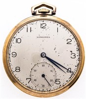 Vintage "LONGINESS" Pocket Watch, Art Deco Gold