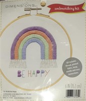 Dimensions Embroidery Kit "Be Happy"