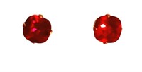 Small Ruby Earrings