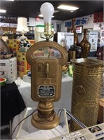 Vintage street meter lamp