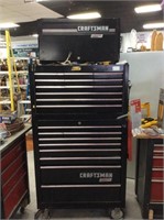 Large craftsman tool chest with contents